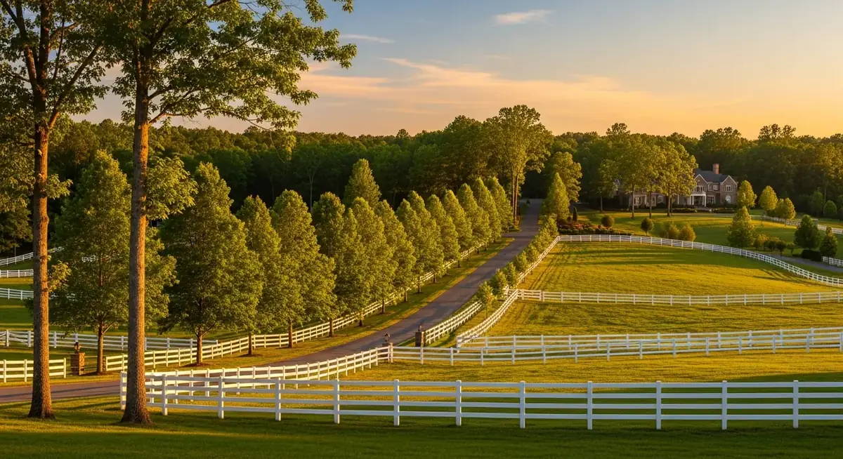 Wooded property landscaping along Birmingham Highway corridor in Milton, GA