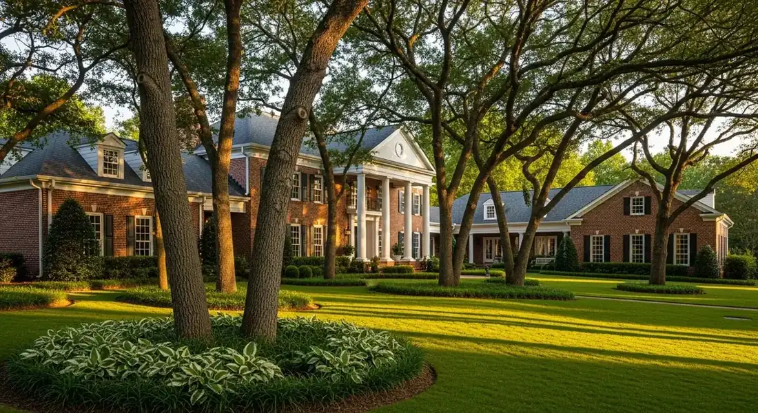 Equestrian-style property landscaping in the Crabapple District of Milton, GA
